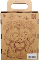 Жикле на холсте &amp;quot;Мамино сердце&amp;quot; от Artangels 18*24 см