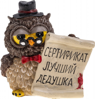Фигурка &amp;quot;совята итри&amp;quot; 8*6 см.
